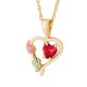 Heart with Multiple Stone Options & All Birthstones - by Landstrom's